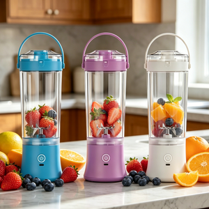 Workout <b>Smoothies</b> <b>Bottle</b> 600ml <b>Smoothie</b> Blender USB Rechargeable Juicer Cup Portable Electric for Fresh Fruit and Veggie Drinks - Product Image 1