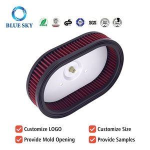 Filtro de Aire Lavable de Alto Flujo <span class=keywords><strong>HD</strong></span>-0910 29670-09 para HARLEY DAVIDSON Road-King <span class=keywords><strong>CVO</strong></span> Dyna Low Rider 2009-2017 Calidad Garantizada - Product Image 1
