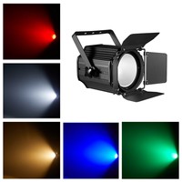 200W DMX512 Cob Surface LED Par Light avec portes de grange RGBWA 5in1 LED Blinder Light DJ Disco Stage Lighting