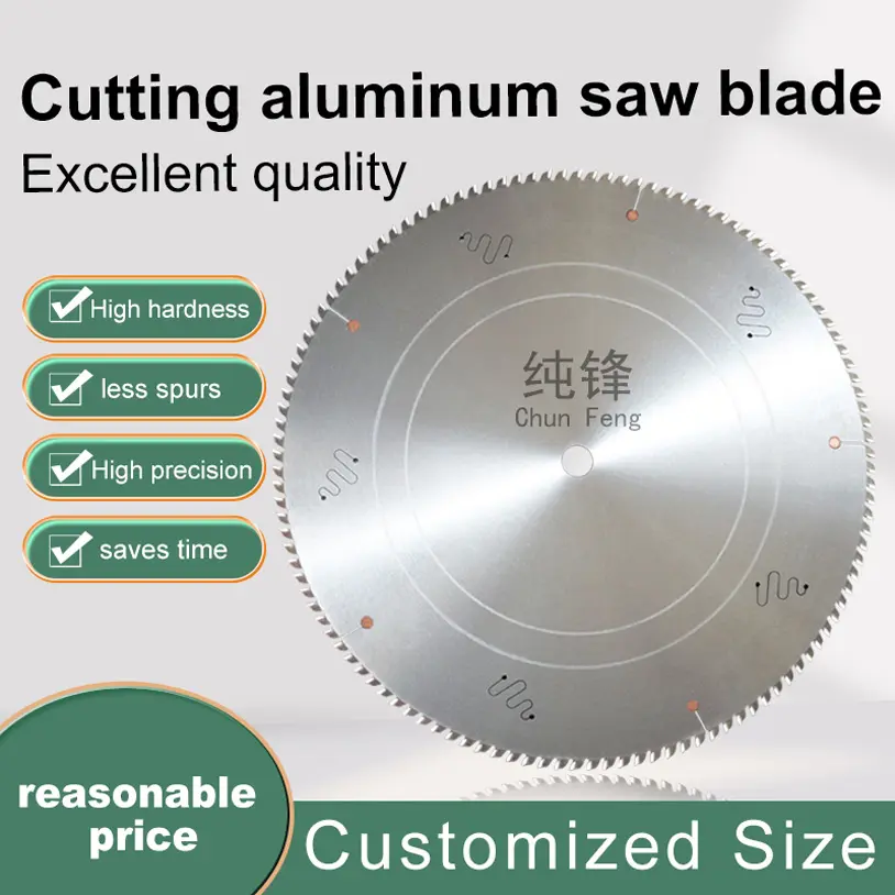 255*3*32*60t 80t 100t 120t Tct Saw Blade For Aluminum Tct Circular Saw Blade For Metal Cutting