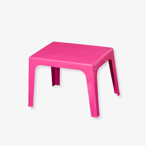 Plastic Square Table Custom Color Traditional Style Study Activity <b>Desk</b> <b>Mini</b> Portable Table for Home Daycare Playroom - Product Image 1