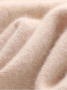 Écharpe plus épaisse en <span class=keywords><strong>cachemire</strong></span> de luxe Écharpe lourde en <span class=keywords><strong>cachemire</strong></span> uni beige - Product Image 5
