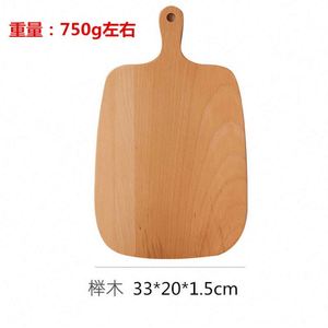 Planche à découper en bois Usa Mairun avec poignée, épaisseur 1,5 cm, antidérapante, durable, modèle Usa 823, pour viande, fromage, pain, légumes, fruits - Product Image 3