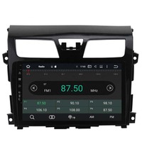 Stereo Mobil Android 10.1" Layar Sentuh IPS dengan Navigasi GPS, CarPlay, dan Pemutar Multimedia untuk Nissan Altima 2013-2015