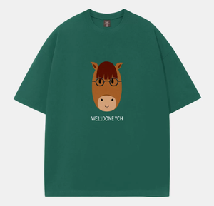 T-shirt casual da uomo a maniche corte 100% cotone 180 grammi con motivo a cartoni animati 'Some of IT Was True' Years Cartoon Print - Product Image 4