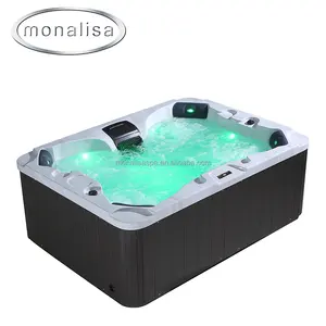高品质Monalisa四人户外便携式空气按摩按摩浴缸温泉浴缸