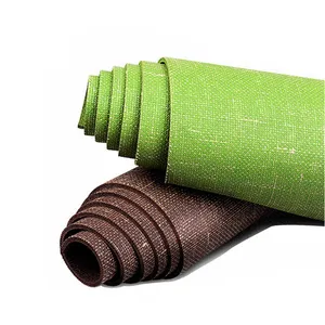 Лучшие органические экологически чистые коврики для йоги с логотипом натуральный резиновый джутовый Коврик для йоги