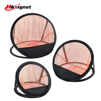 Filet de golf pliable multi-usage 3-en-1 avec sac de transport et tapis de gazon pour l'entraînement de golf en extérieur