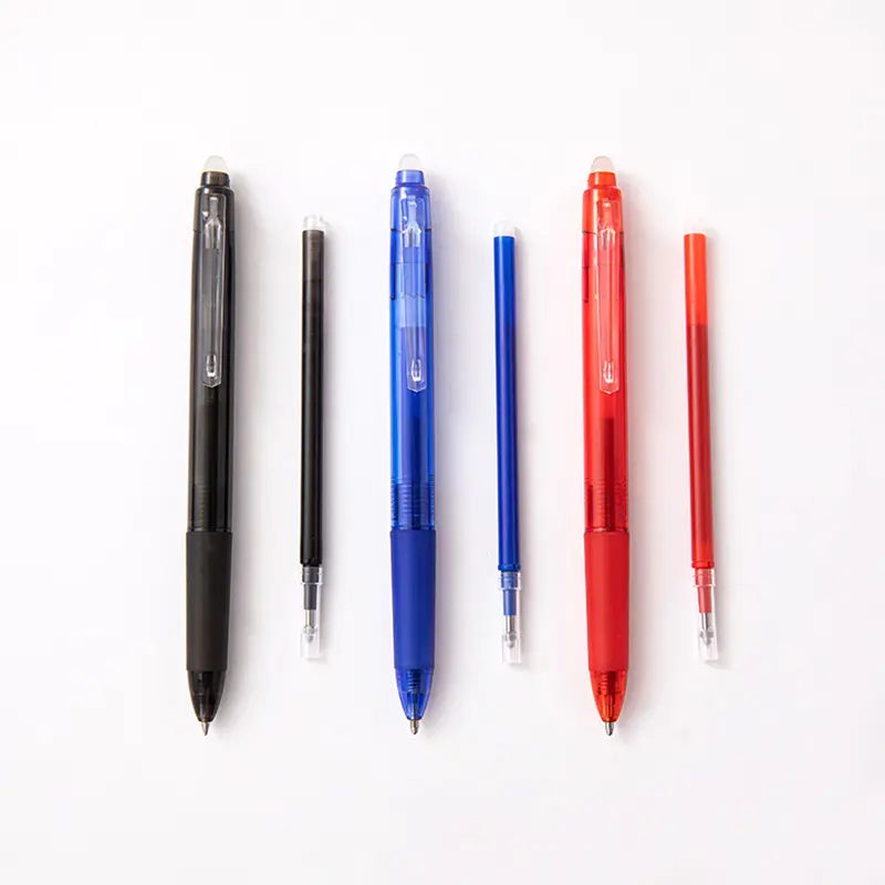 Uitgestrekte Zee 0.7Mm Frixions Uitwisbare Pen Zwart Blauw Rood School Briefpapier Gum Gel Pen