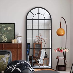 <span class=keywords><strong>Espejo</strong></span> Decorativo de Pared para Sala de Estar, Estilo Francés, Personalizado, con Marco de Hierro Forjado y Arco Grande - Product Image 5