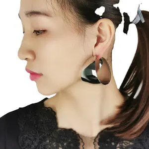 Exaggerated Personality Big Circle Earrings Fashion Women Jewelry African Wholesale Pendientes grandes