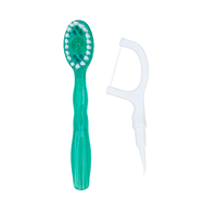 Brosse à dents à billes aromatisées, sans eau, sans dentifrice, jetable, pré-encollées, pour l'hygiène buccale en voyage et en déplacement professionnel