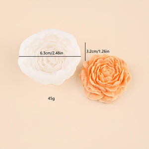 Food Grade 3D Stereo Flower <b>Silicone</b> Cake Mold Reusable Fondant <b>Baking</b> Pan for DIY Candle Soap Aromatherapy Making - Product Image 4