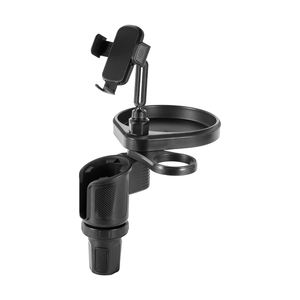 4 en 1 <span class=keywords><strong>Car</strong></span> Cup Phone Holder Mount Tray Expander con soportes para teléfonos móviles Mount Food Tray Table and Drink Bottles Holder - Product Image 2