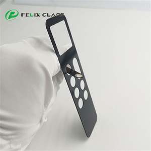 Verre trempé personnalisé 0,7 0,8 1,0 1,1 mm pour écran d'affichage, télécommande, décoration industrielle, bord poli 2,5D - Product Image 1