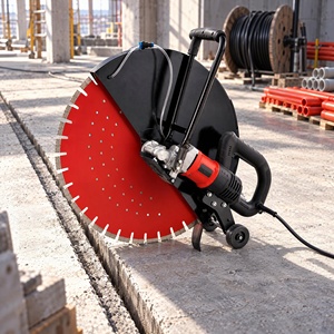 Machine à rainurer et à découper le béton électrique sans balais professionnelle, haute performance, 2300 tr/min, 4500 W - Product Image 3