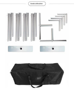 Toile en aluminium 10x20 <span class=keywords><strong>pliable</strong></span> et portable pour <span class=keywords><strong>stand</strong></span> <span class=keywords><strong>de</strong></span> salon professionnel avec supports TV pour exposition, mariage, publicité - Product Image 6