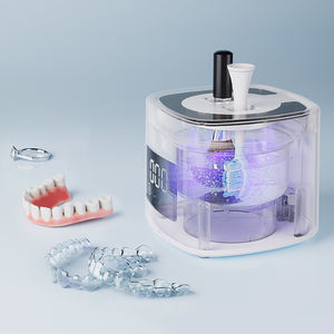 Portable 45000Hz ménage silencieux 200Ml Uv automatique bijoux rinçage retenue nettoyeurs de prothèses dentaires à ultrasons - Product Image 3