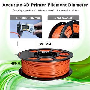 เส้นพลาสติก PLA ขนาด 1.75 มม. สำหรับงานพิมพ์ 3 มิติ สีน้ำตาลมะพร้าว เป็นมิตรต่อสิ่งแวดล้อม สำหรับเครื่องพิมพ์ 3 มิติ - Product Image 5