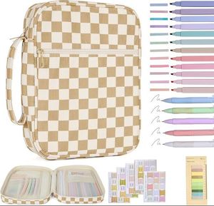 Étui de <span class=keywords><strong>Bible</strong></span> en velours côtelé personnalisé avec fermeture éclair et poignée, accessoires pour l'étude de la <span class=keywords><strong>Bible</strong></span>, cadeaux chrétiens pour femmes - Product Image 1