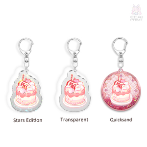 Porte-clés acrylique holographique brillant double face Porte-clés en plastique bon marché en gros <span class=keywords><strong>pour</strong></span> <span class=keywords><strong>anime</strong></span> - Product Image 5
