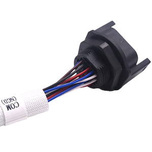 Kustom UL1430 24AWG PHSD2.0-2 * 8P tahan air 16 inti kawat Harness tenun 2.0mm untuk sepeda motor mobil produsen - Product Image 4