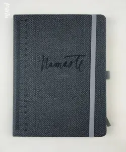 Organizador diário de capa de couro macio personalizar notebook multifuncional