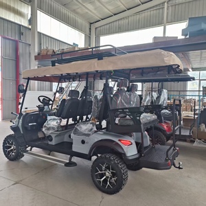 Carrito de Golf Eléctrico Todoterreno de Lujo con 4+2 Asientos, Motor de CA de 10KW, Batería de Litio de 72V 200Ah - Product Image 5