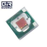 Diode LED rouge haute puissance GUORUI Epileds Chip SMD 1W 2W 3W 620nm 630nm 640nm 650nm 660nm 670nm Perles LED en céramique 3535