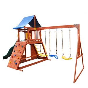 Set Giochi per Bambini con <span class=keywords><strong>Scivolo</strong></span> e <span class=keywords><strong>Altalena</strong></span> in Legno per <span class=keywords><strong>Giardino</strong></span>, Cortile e Scuola - Product Image 2