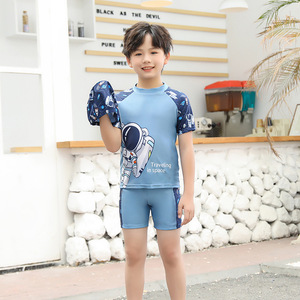 Maillots <span class=keywords><strong>de</strong></span> <span class=keywords><strong>bain</strong></span> pour enfants, maillots <span class=keywords><strong>de</strong></span> <span class=keywords><strong>bain</strong></span> deux pièces pour filles et garçons, avec des motifs <span class=keywords><strong>de</strong></span> requins et d'astronautes, nouveaux ensembles <span class=keywords><strong>de</strong></span> <span class=keywords><strong>bain</strong></span> mignons - Product Image 5