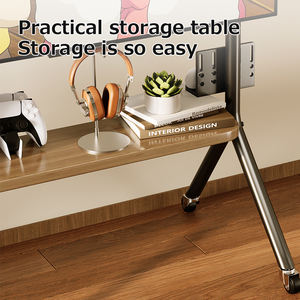 Carrello <span class=keywords><strong>Porta</strong></span> <span class=keywords><strong>TV</strong></span> <span class=keywords><strong>Mobile</strong></span>, Supporto da Pavimento con Ruote, Tavolo Rack Portaoggetti per <span class=keywords><strong>TV</strong></span> da 32-75 Pollici Soggiorno Camera da Letto Home Theater - Product Image 6