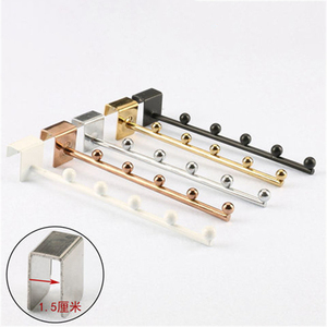 Accessori per Espositori a Parete in Metallo per Supermercati, Pannelli a Griglia, Ganci Dorati per Esposizione - Product Image 4