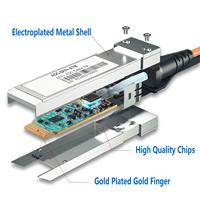 Câble optique actif YUNVO 10G SFP+ vers SFP+ AOC OM2 3M 5M 7M 10M 20M LSZH LC pour commutateur, serveur, routeur