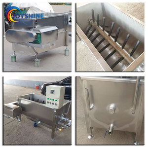 500 aves por hora de la máquina de pollo máquina de limpieza de aves de corral desplumado máquina - Product Image 4