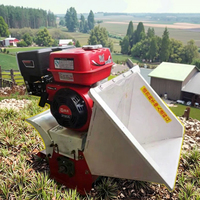 Machine manuelle à couper l'herbe pour l'alimentation des animaux, du bétail, de la volaille, de la vache, de la chèvre et du mouton.