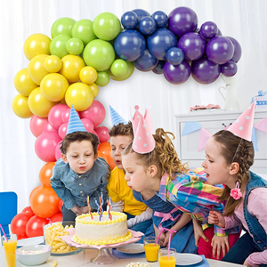 Gender Reveal battesimo forniture per feste di compleanno decorazione di nozze Kit arco ghirlanda di <span class=keywords><strong>palloncini</strong></span> <span class=keywords><strong>arcobaleno</strong></span> <span class=keywords><strong>con</strong></span> palloncino in lattice di coriandoli - Product Image 4
