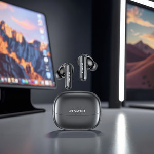 <strong>Awei</strong> Real-time Multilingual Language Translator Earbuds Smart in Ear AI Translation <strong>Earphone</strong> - Product Image 2