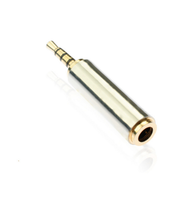 Prise femelle 3.5mm vers prise mâle 2.5mm Adaptateur audio 4 pôles