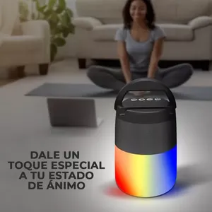 Altoparlante Bluetooth portatile con luci RGB