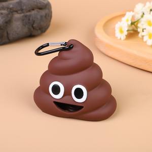 Yaratıcı sevimli Poop şekil Pet çöp torbası dağıtıcı köpek dışkı temizleyici toptan evcil hayvan malzemeleri tuvalet pikap - Product Image 6