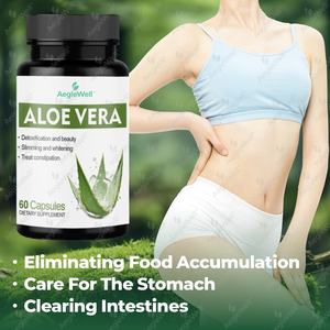 Aeglwell capsule organiche di Aloe Vera, sostenere l'intestino, l'apparato digerente e la salute della pelle, aiuta a mantenere un'equilibrata acidità dello stomaco - Product Image 2