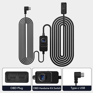 REDTIGER <b>USB</b> C Port Hardwire Kit with 10FT 12V-24V <b>Power</b> <b>Cable</b> Low Voltage Dash Cam OBD for Vehicles - Product Image 5