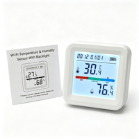 Capteur de température et d'humidité WiFi 2.4G, application Tuya pour maison intelligente, surveillance à distance, domotique