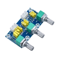 Module d'amplificateur de puissance préamplificateur Hifi XH-M802 avec réglage du son basse et haute fréquence, carte de tonalité passive