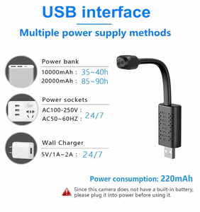 4MP迷你无线室内/室外宠物摄像机夜视运动检测环路记录H.265视频压缩子弹摄像机 - Product Image 4