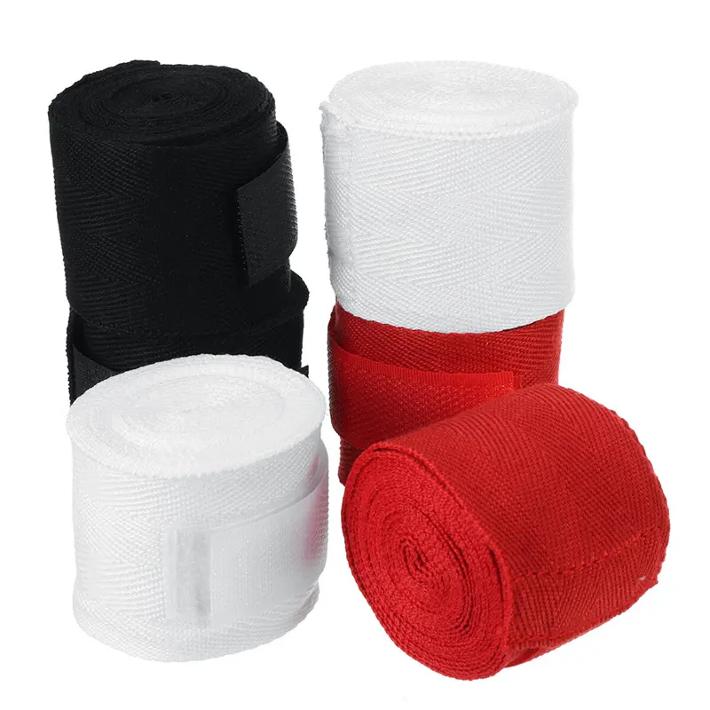 MMA cotton gel 3m Length Boxing wrist wraps With Nice Color