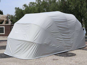 Abri de voiture mobile pliable galvanisé à chaud de 5,5 m, populaire et sécurisable, pour voitures - Product Image 3