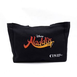 Bolsas de Compras Reutilizables Plegables de Lona de Algodón Ecológicas con Estampado Personalizado y Diseño de Dibujos Animados para Promociones - Product Image 2