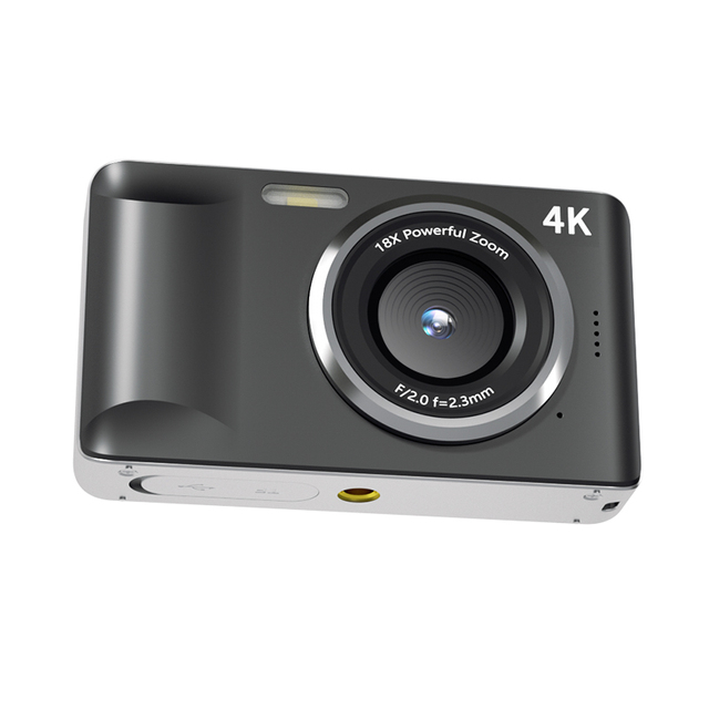 Digital Camera with 4K Video Resolution DSLR Point & Shoot Featuring CMOS Sensor 17x-30x Optical Zoom 2"-3" Screen MicroSD Card